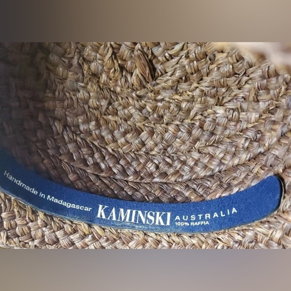 ?️? Helen Kaminski Vintage Australian Rolled Brim Chocolate Brown Raffia Hat ?️? Helen Kaminski Vintage Australian Rolled Brim  main image 2